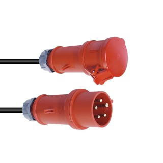 PSSO - CEE Extension 16A 5x2.5 15m red