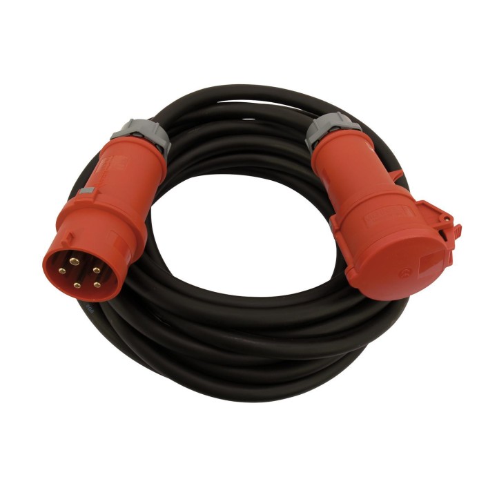 PSSO - CEE Extension 32A 5x6 10m red