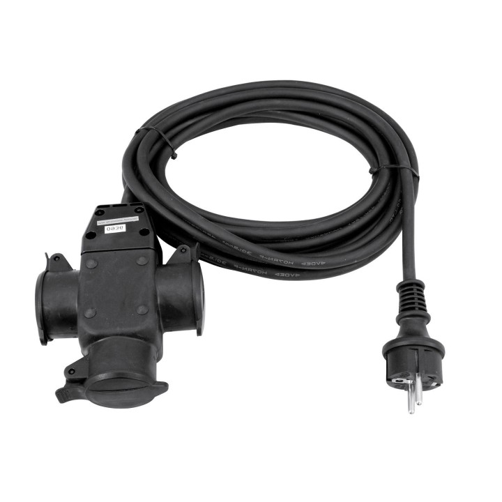 Eurolite - Extension 3x1.5 5m 3-fold