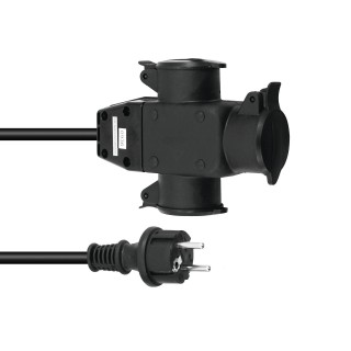 Eurolite - Extension 3x1.5 10m 3-fold