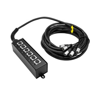 Omnitronic - Multicore Stagebox MUS-610 6IN 10m