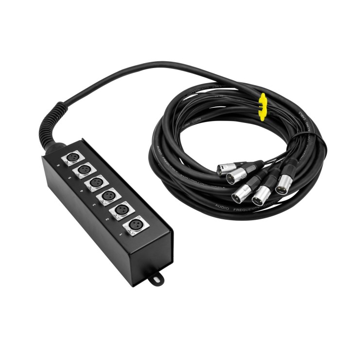 Omnitronic - Multicore Stagebox MUS-610 6IN 10m