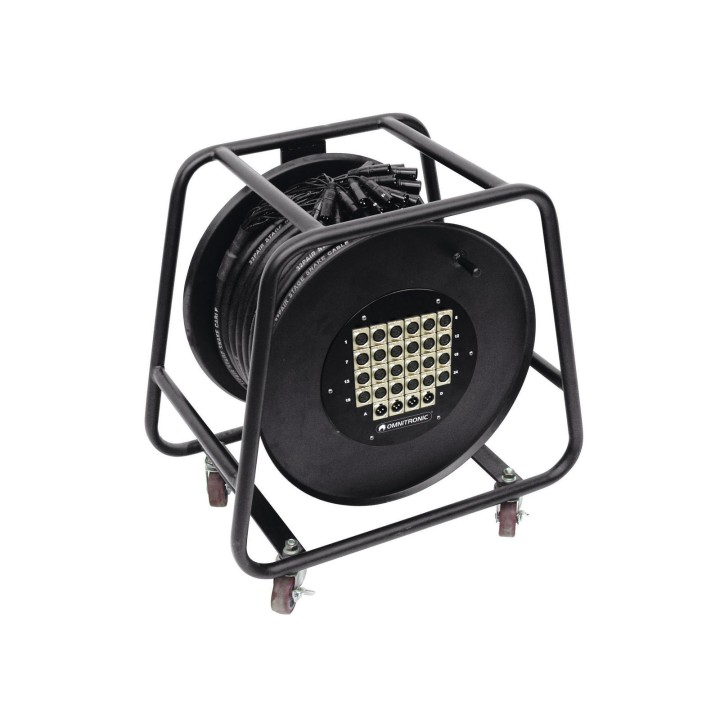 Omnitronic - Multicore Stagebox 24/4 30m cable reel