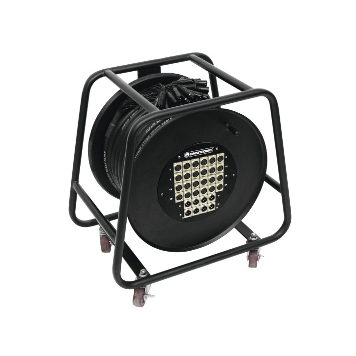 Omnitronic - Multicore Stagebox 24/8 30m cable reel