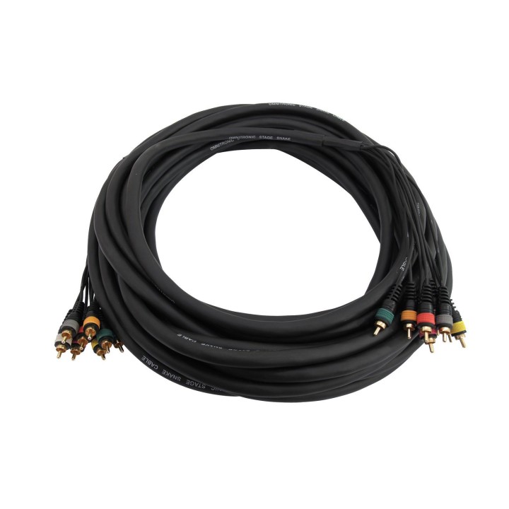 Omnitronic - Snake cable 8xRCA/8xRCA 15m