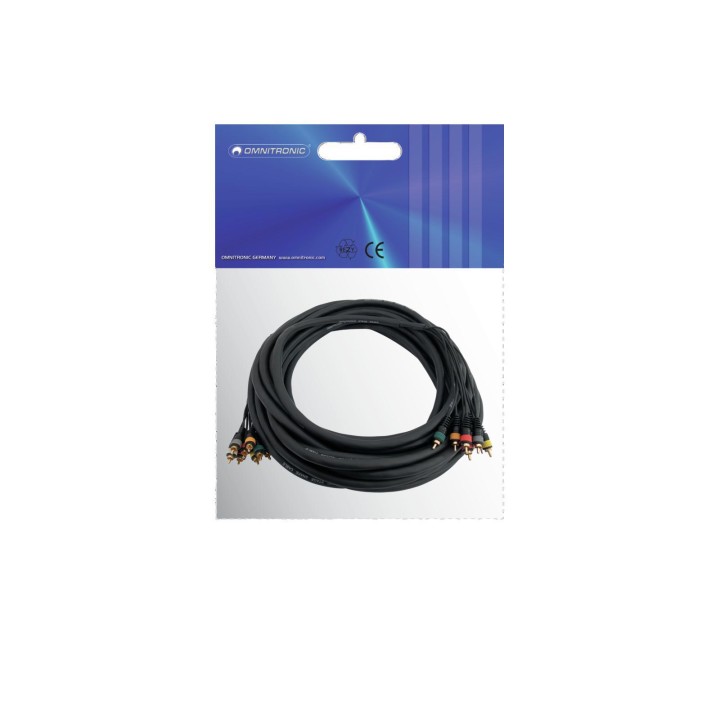 Omnitronic - Snake cable 8xRCA/8xRCA 15m