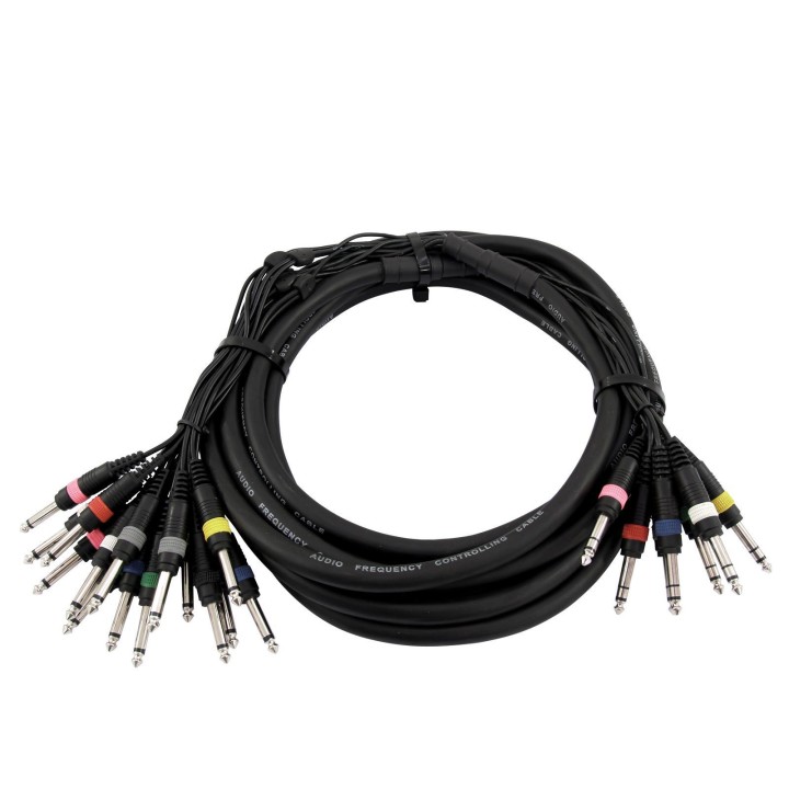 Omnitronic - Snake cable 8xJack/16xJack mono 15m
