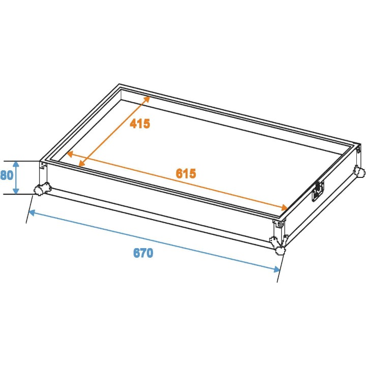 Roadinger - Transportcase for Effect Pedals EF-2