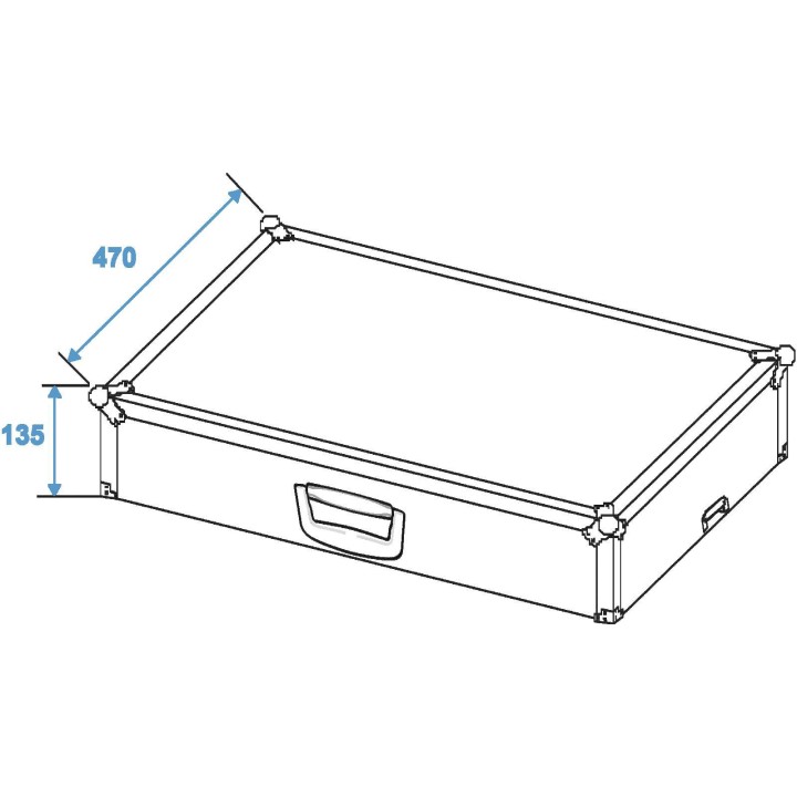 Roadinger - Transportcase for Effect Pedals EF-2