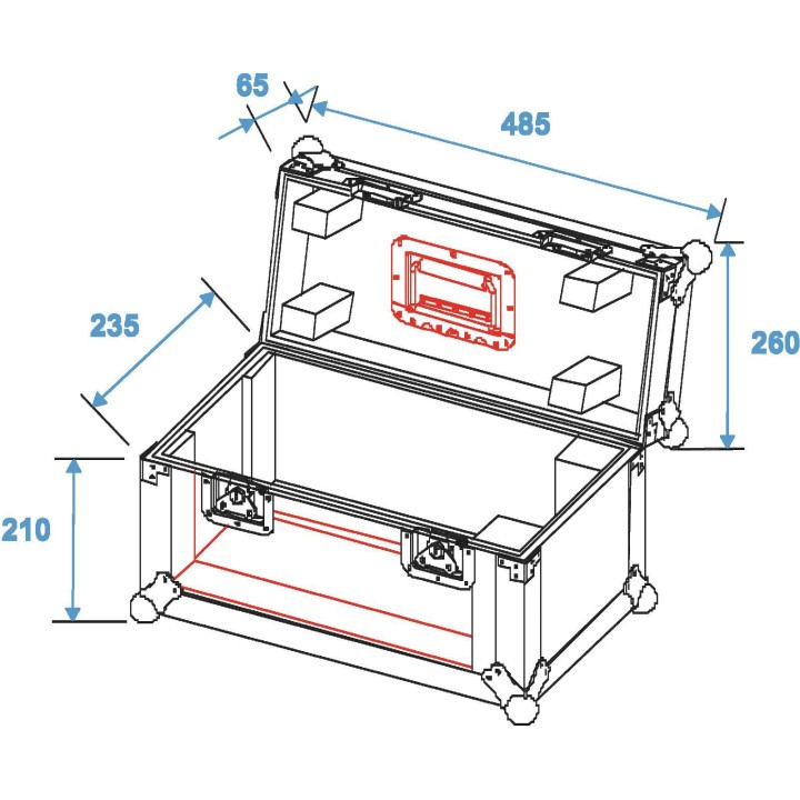 Roadinger - Flightcase TSL-100/200