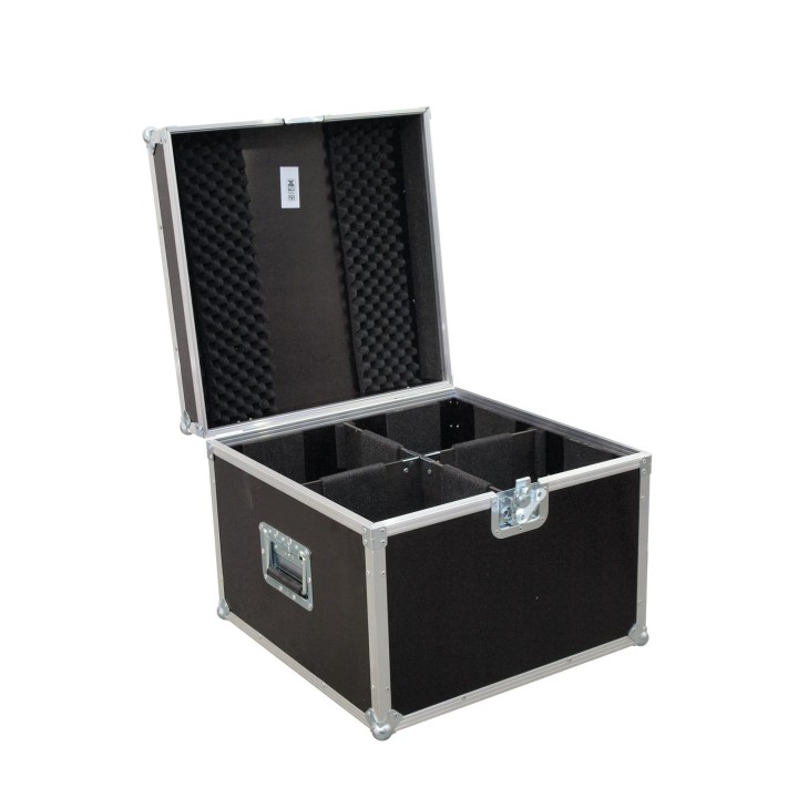 Roadinger - Flightcase 4x PAR-64 Spot short
