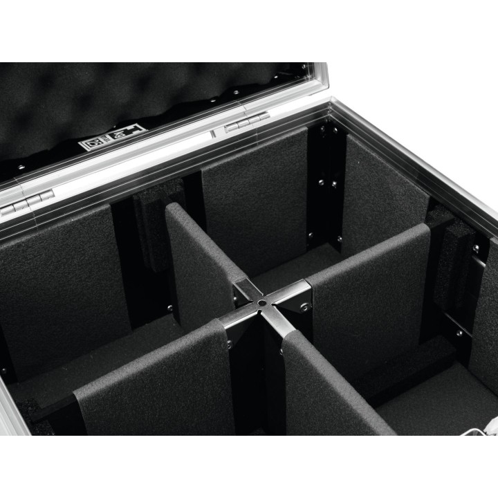 Roadinger - Flightcase 4x AKKU UP-4