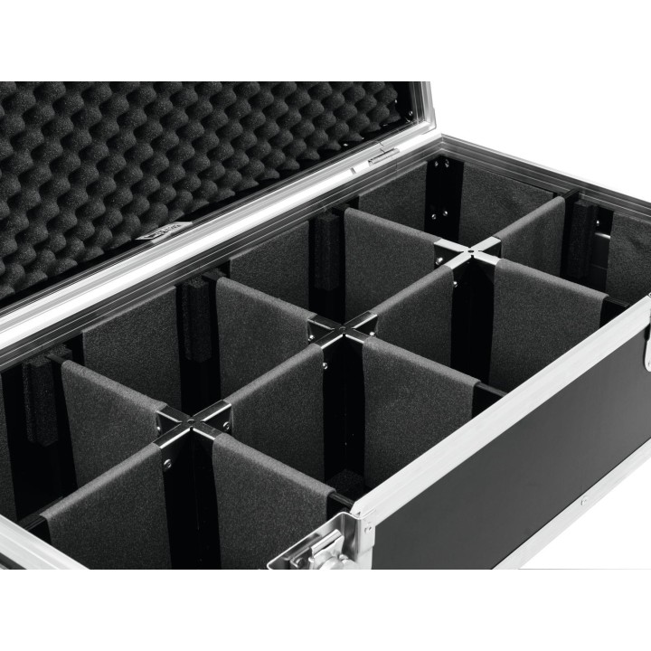 Roadinger - Flightcase 8x AKKU UP-4