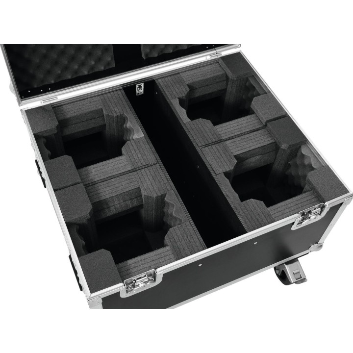 Roadinger - Flightcase 4x LED TMH-X1 Moving-Head Beam