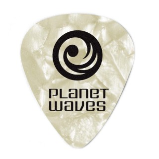 Planetwaves - WHITE PEARL CELLULOID MD