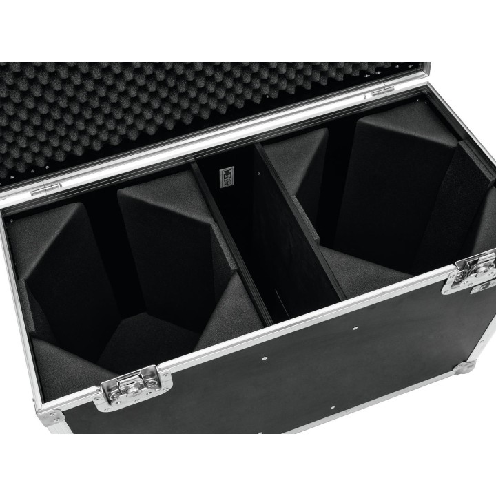 Roadinger - Flightcase 2x LED THA-100F/THA-120PC