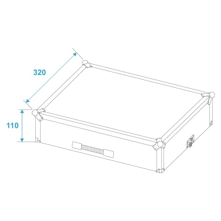 Roadinger - Flightcase DMX Move Bigfoot