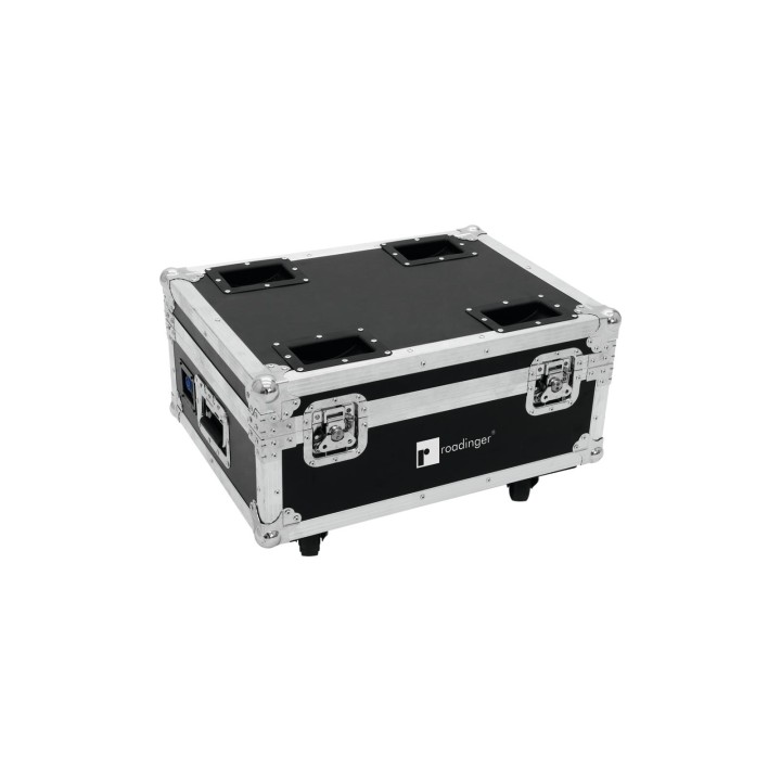 Roadinger - Flightcase 4x AKKU UP-4 QuickDMX with charging function