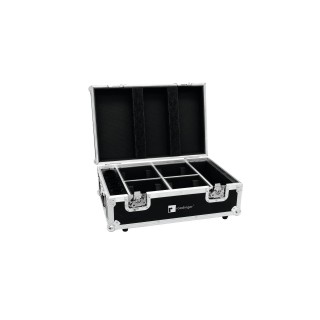 Roadinger - Flightcase 4x AKKU TL-3 Trusslight QuickDMX with charging function