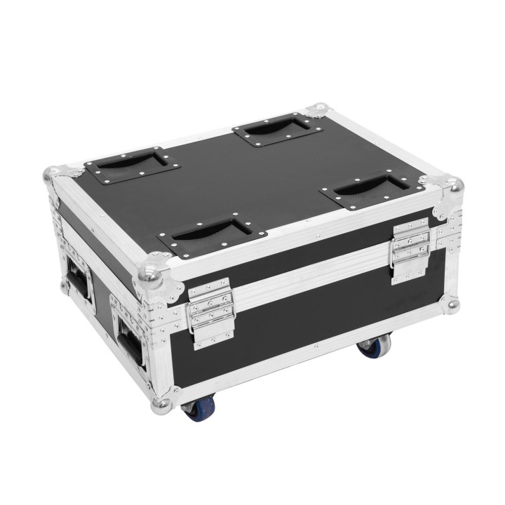 Roadinger - Flightcase 4x AKKU IP UP-4 QuickDMX with charging function
