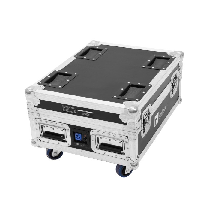Roadinger - Flightcase 4x AKKU IP UP-4 QuickDMX with charging function