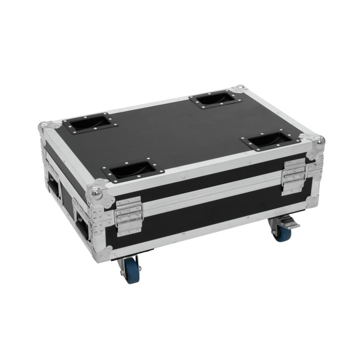 Roadinger - Flightcase 4x AKKU BAR-6 Glow QCL Flex QuickDMX with charging function