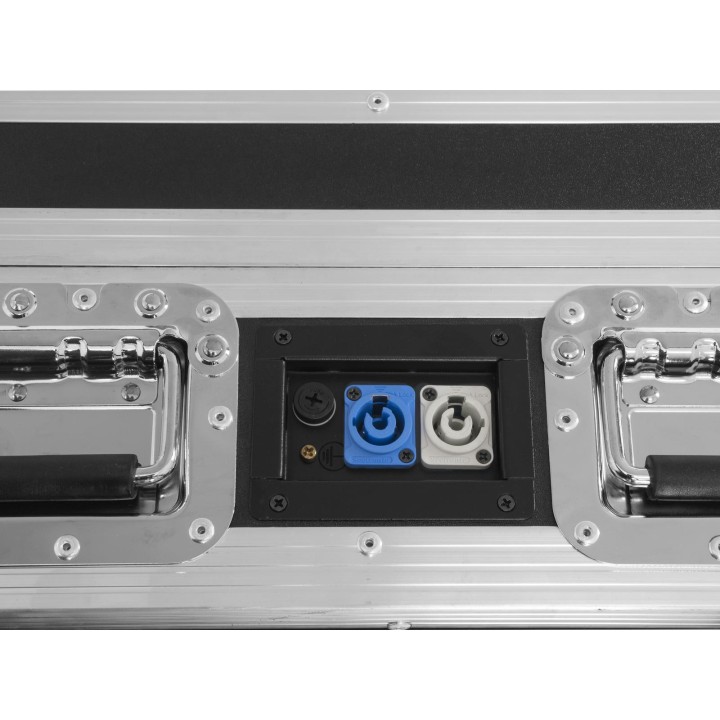 Roadinger - Flightcase 4x AKKU BAR-6 Glow QCL Flex QuickDMX with charging function