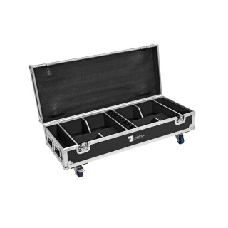 Roadinger - Flightcase 8x AKKU IP UP-4 QuickDMX with charging function
