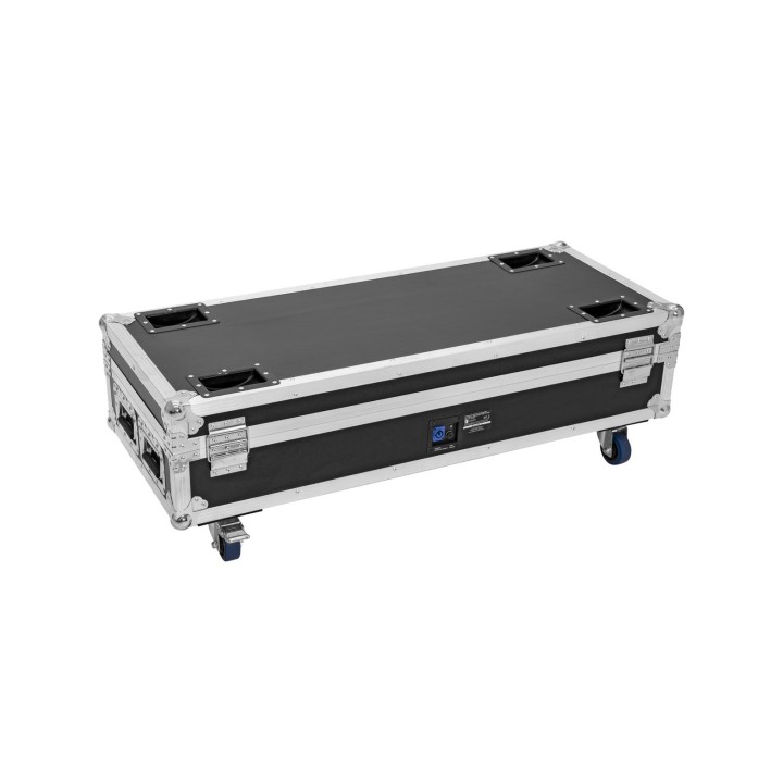 Roadinger - Flightcase 8x AKKU IP UP-4 QuickDMX with charging function