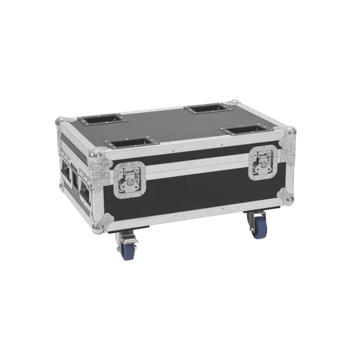 Roadinger - Flightcase 4x AKKU IP UP-4 Plus HCL Spot WDMX with Charging Function