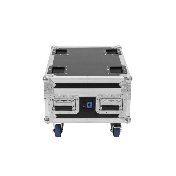 Roadinger - Flightcase 4x AKKU IP UP-4 Plus HCL Spot WDMX with Charging Function