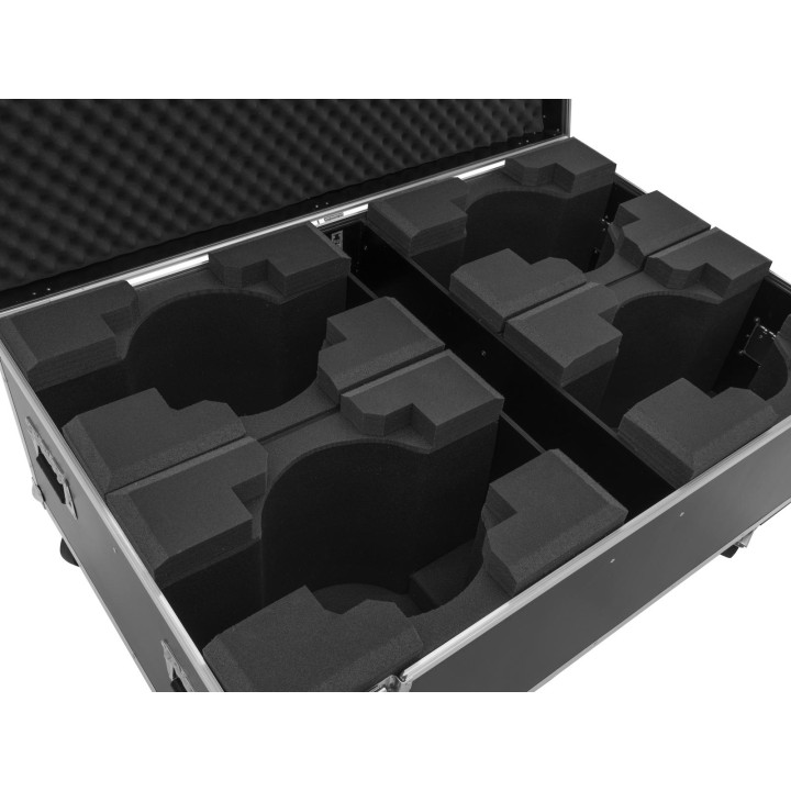 Roadinger - Flightcase 4x LED TMH-X19 Moving head