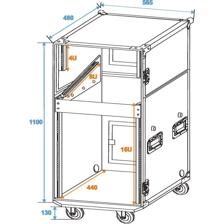 Roadinger - Special Stage Case Pro with wheels