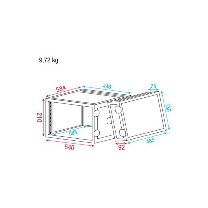 Dap Audio - RCA-DD4 - Rack tipus Bagul | Z-Bombilla