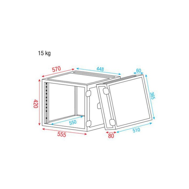 Dap Audio - RCA-DD8 - Caisa digite Baul | Z-Bombilla