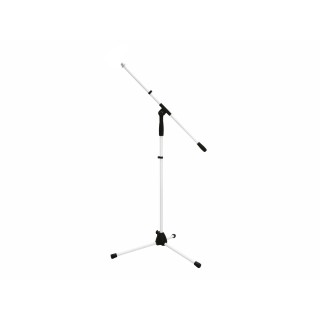 Omnitronic - Microphone Tripod MS-1W with Boom Arm white