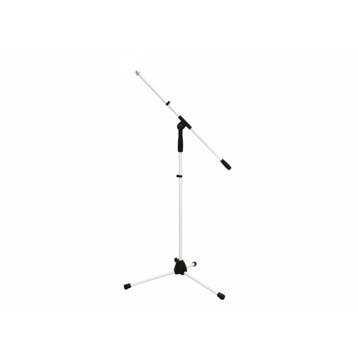 Omnitronic - Microphone Tripod MS-1W with Boom Arm white