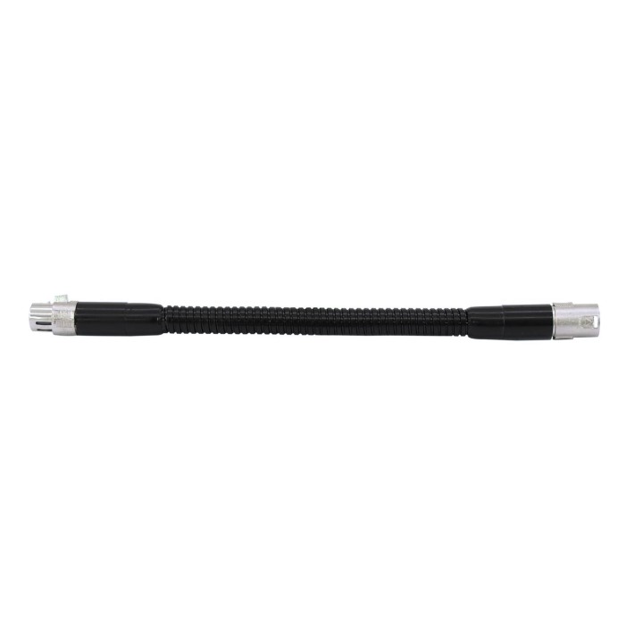 Omnitronic - Gooseneck black XLR/XLR, 47cm