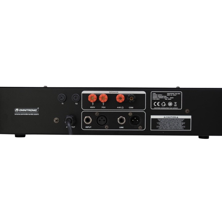 Omnitronic - PAP-650 PA Amplifier