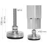 Telescopic Leg With Leveler 60 X 60 Mm