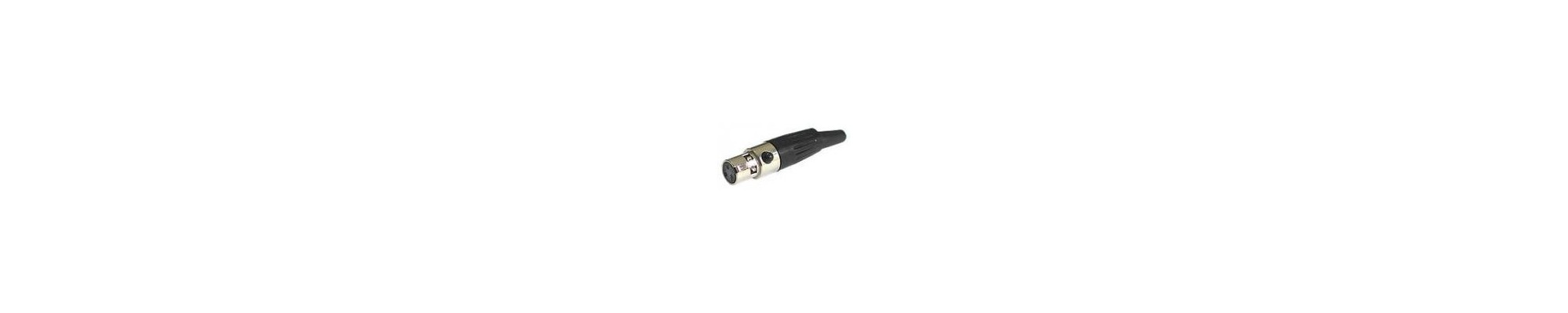 Conector Mini Canon (XLR)