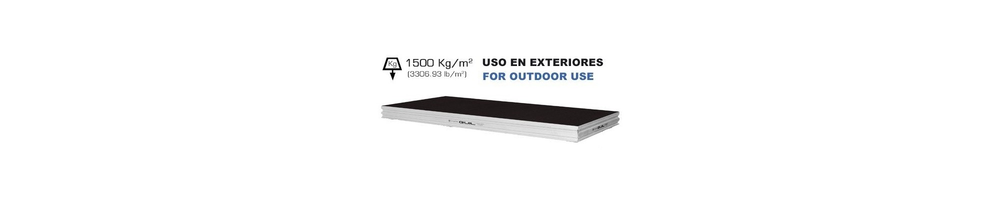 Tarima TM442XL Sin Patas (1500kg/m2)